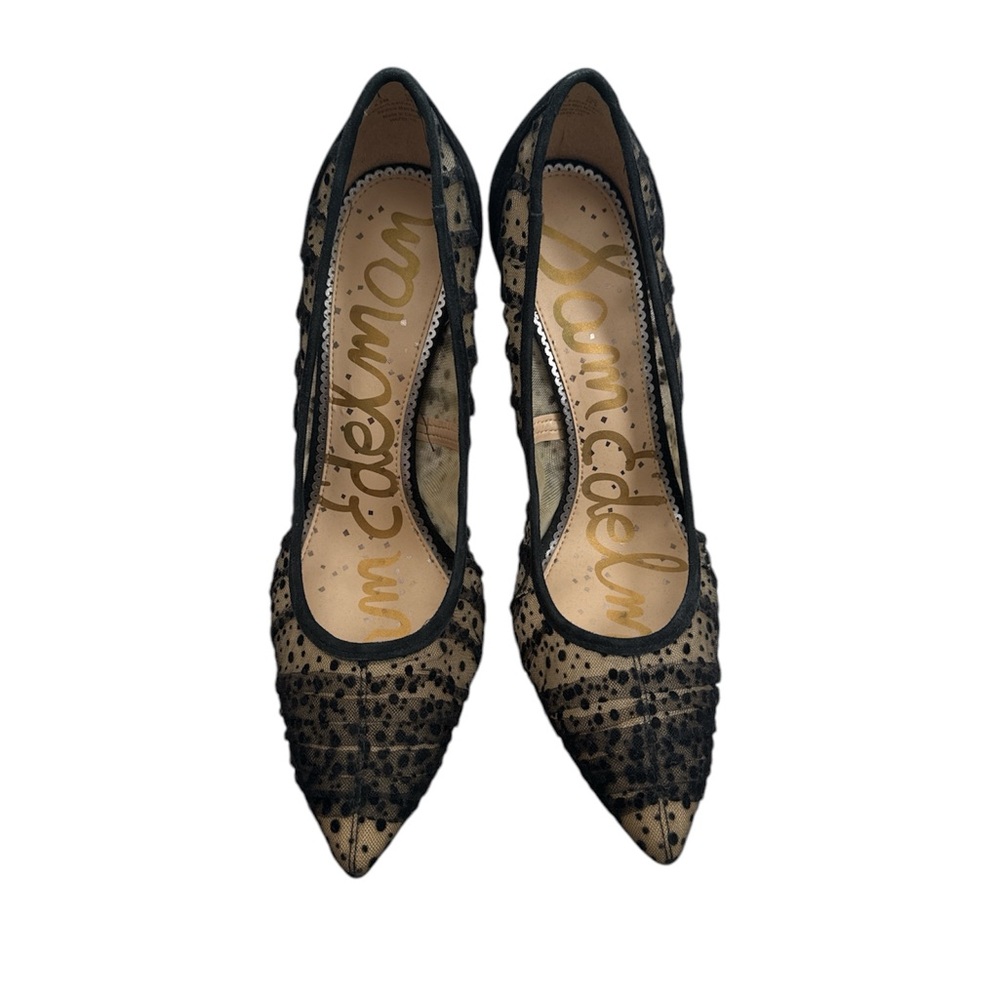 Sam Edelman Black and Tan Women's heel - size 8.5